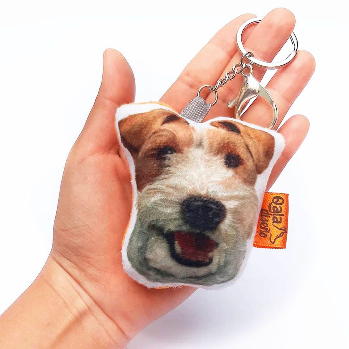 QALA DISEÑO - Llavero hecho a mano - Qala Diseño - Perro Fox Terrier