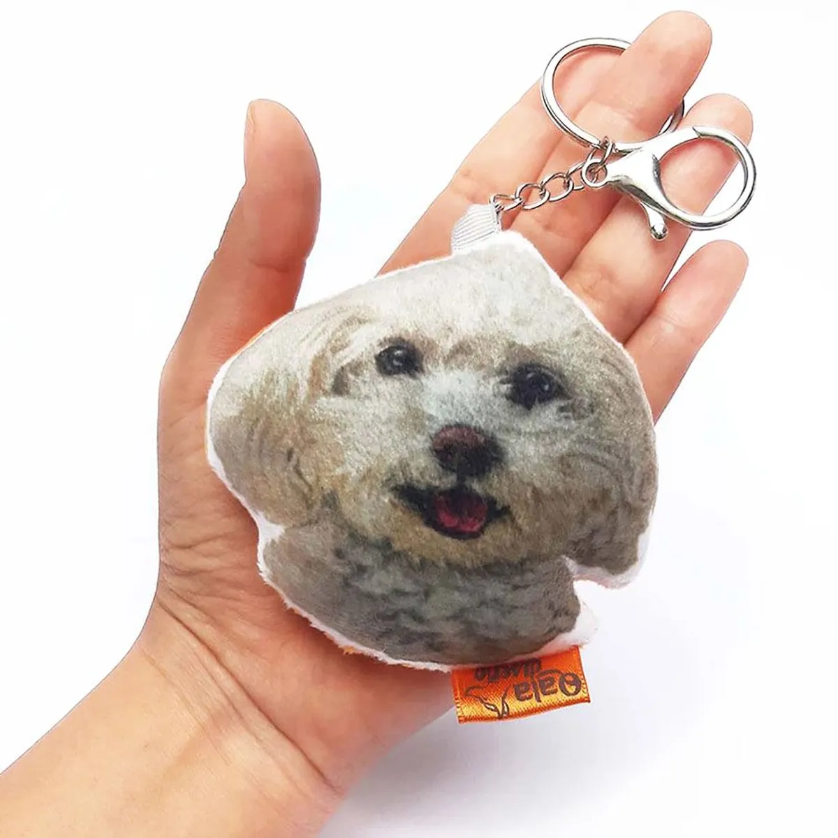 QALA DISEÑO - Llavero hecho a mano - Qala Diseño - Perro Bichón Frisé