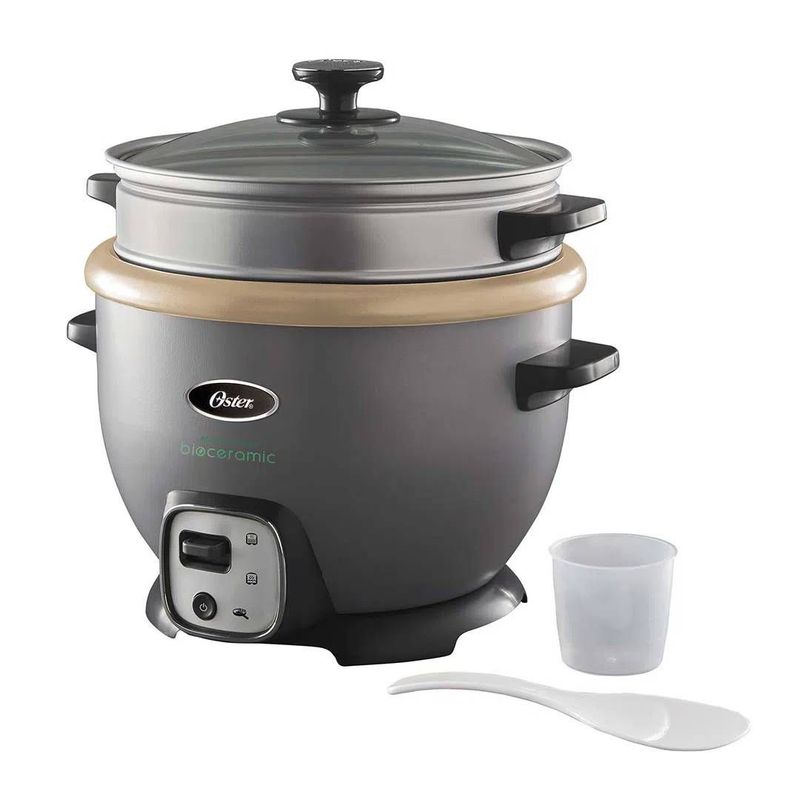 OSTER - Olla Arrocera Multiuso 22L Sofrito Bioceramica CKSTRC7130S - Gris