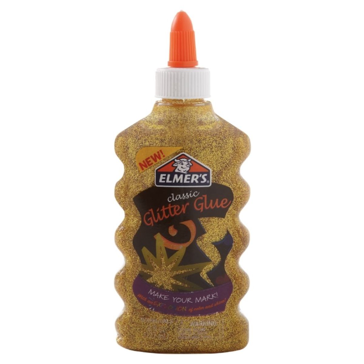 ELMERS - Pegamento Glitter Oro 177 ml
