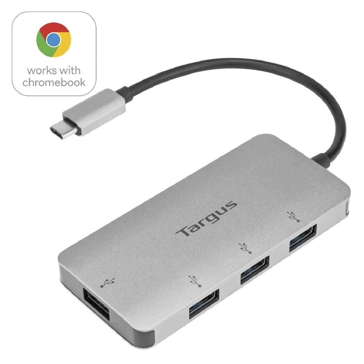 TARGUS - Hub USB-C Targus 4-port USB-A 3.0 Gray (ACH226BT)