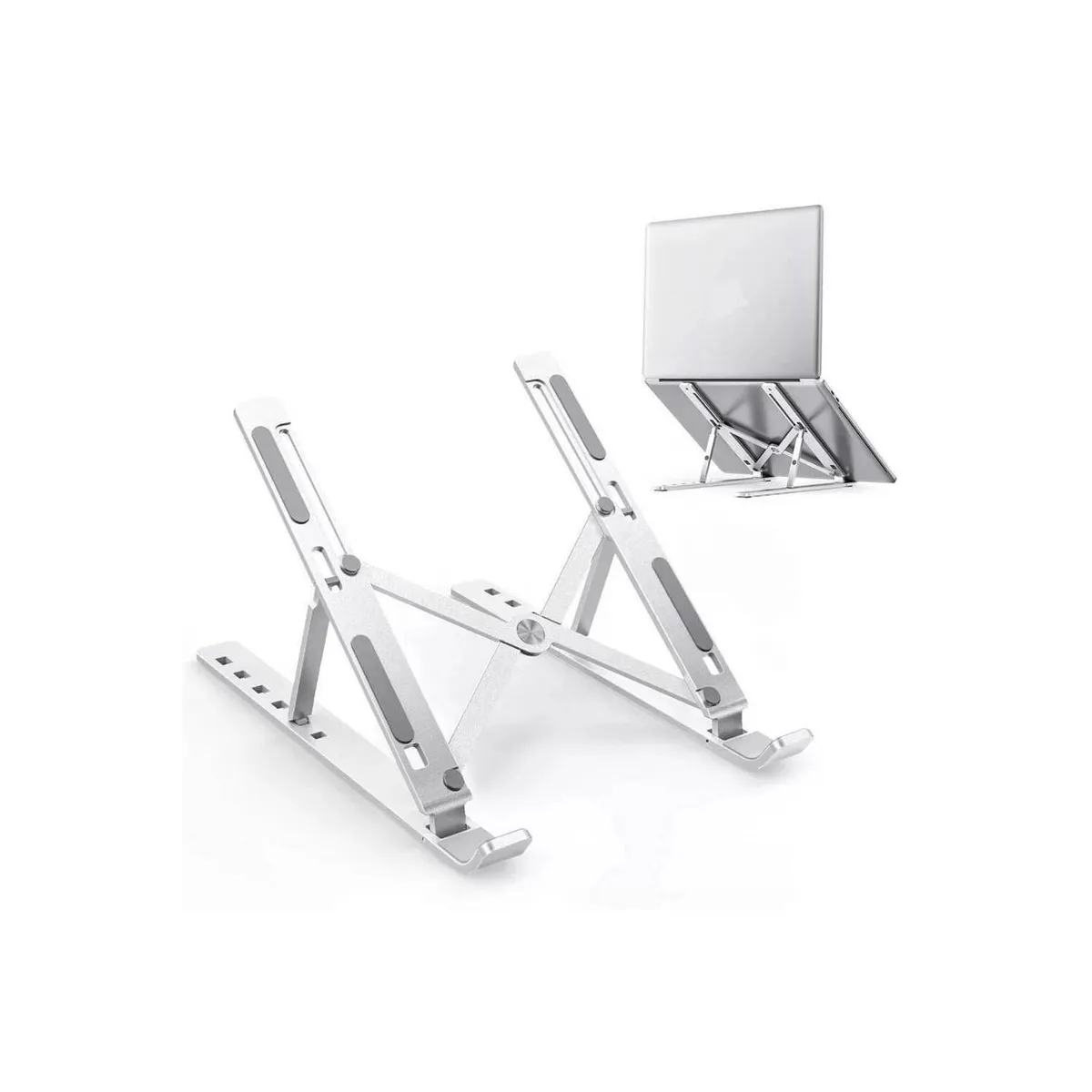LH ELECTRONIC - Soporte de Aluminio para Laptop Plegable  Fund