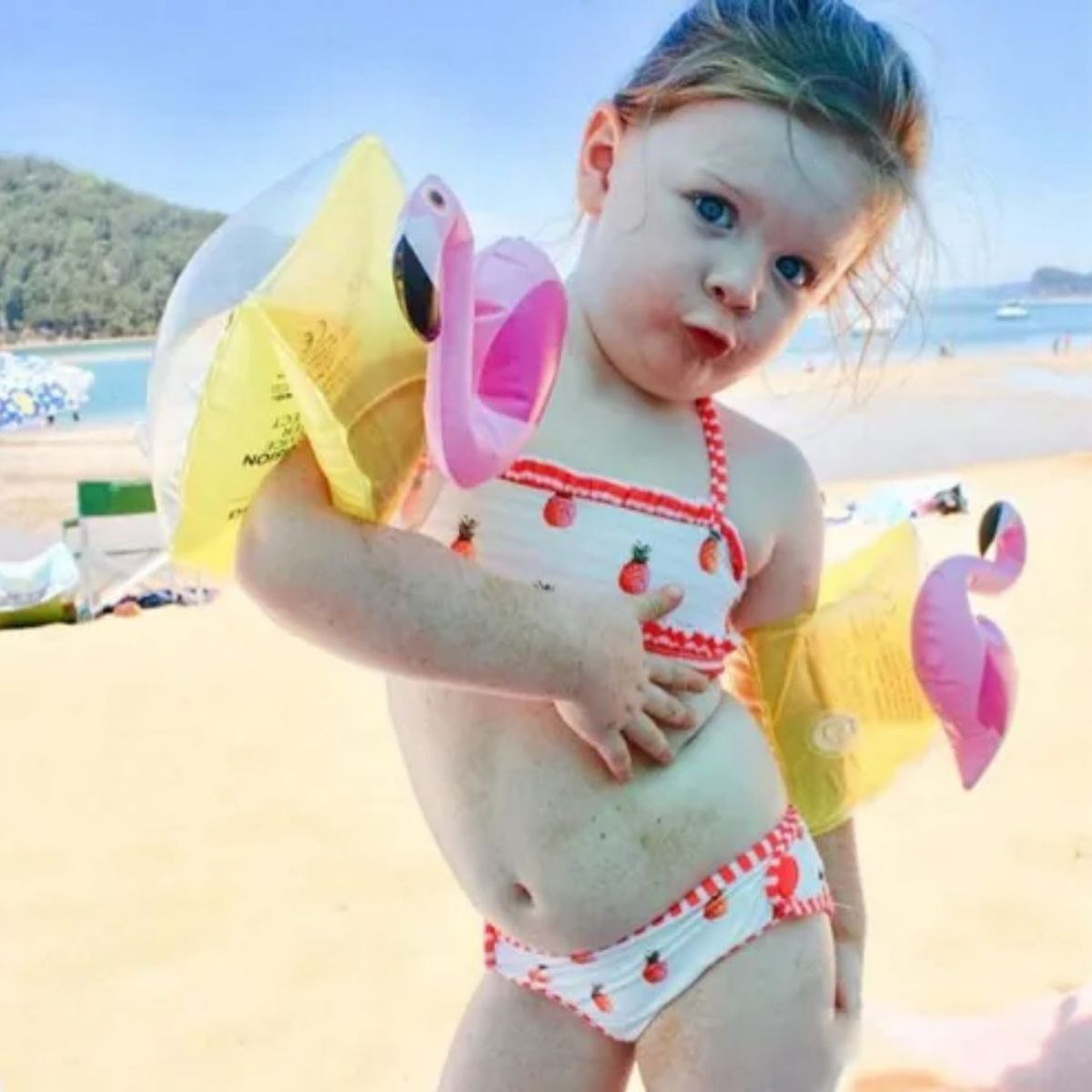 GENERICO - Flotador de Brazos para Flamenco 3D Aqua  Moda