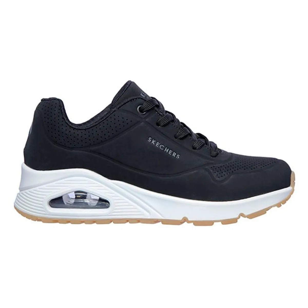 SKECHERS - Zapatilla Skechers Uno - Stand On Air 73690-BLK - Negro