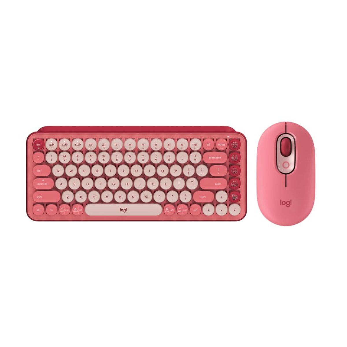 LOGITECH - Kit Teclado Mecanico y Mouse Logitech Pop Keys Heartbreaker