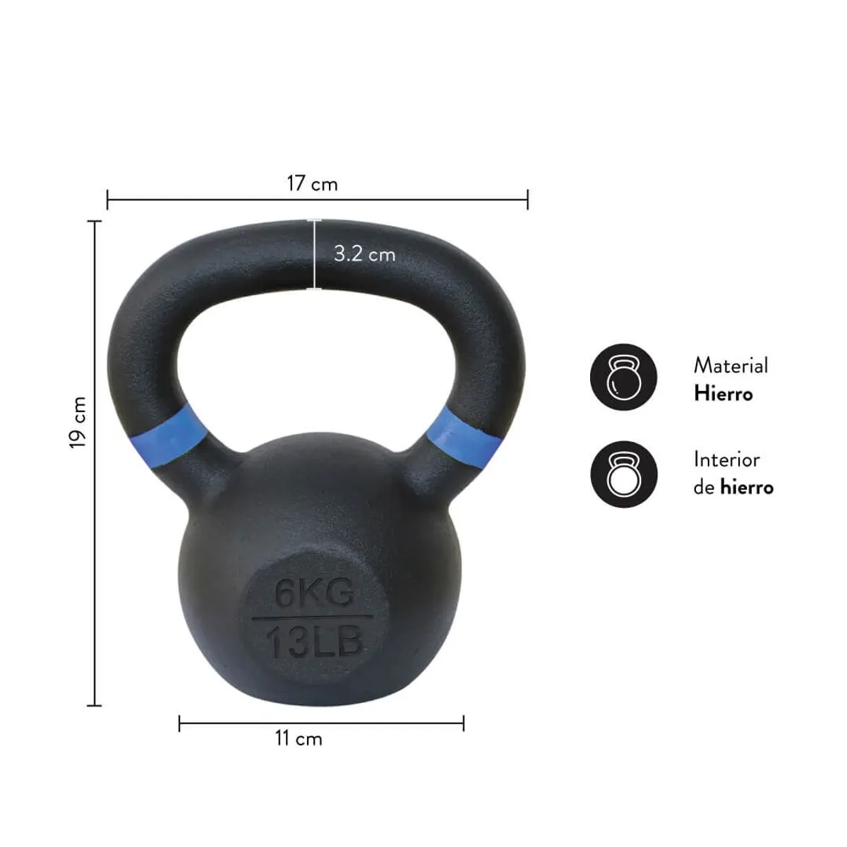 ULTIMATE FITNESS - Kettlebell Elite 6 kg
