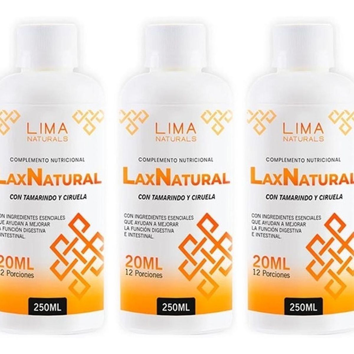 LIMA NATURALS - LAX NATURAL 250ml LIMA NATURALS X 3