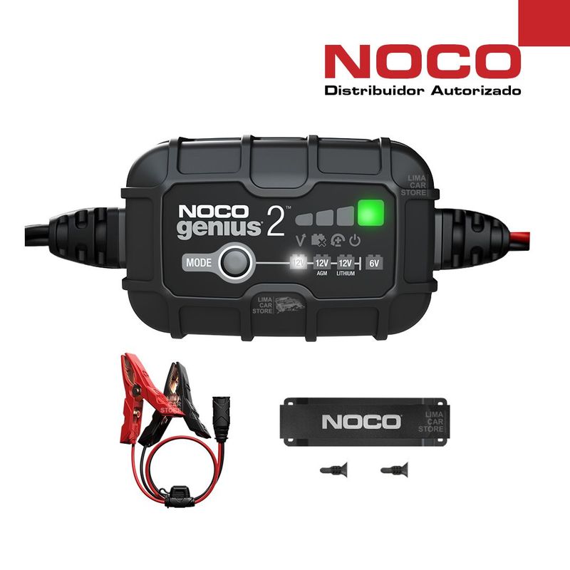 NOCO - NOCO GENIUS 2 Cargador Mantenedor de Batería 6-12v