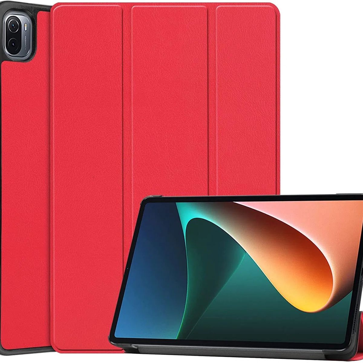 GENERICO - Funda para Tablet Xiaomi Redmi Pad 10.6 Bookcover Rojo