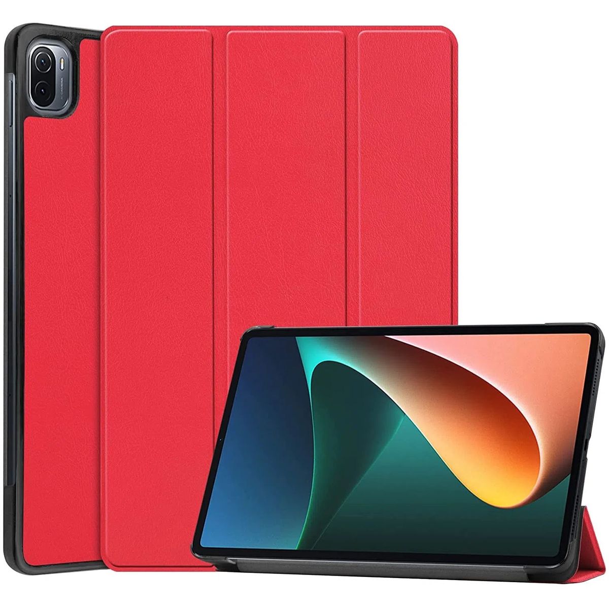 GENERICO - Funda para Tablet Xiaomi Redmi Pad 10.6 Bookcover Rojo