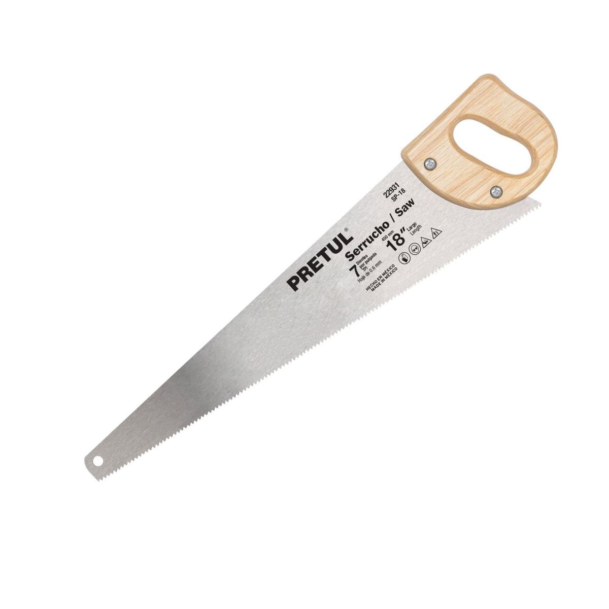 PRETUL - Serrucho carpintero 18Pulg Pretul