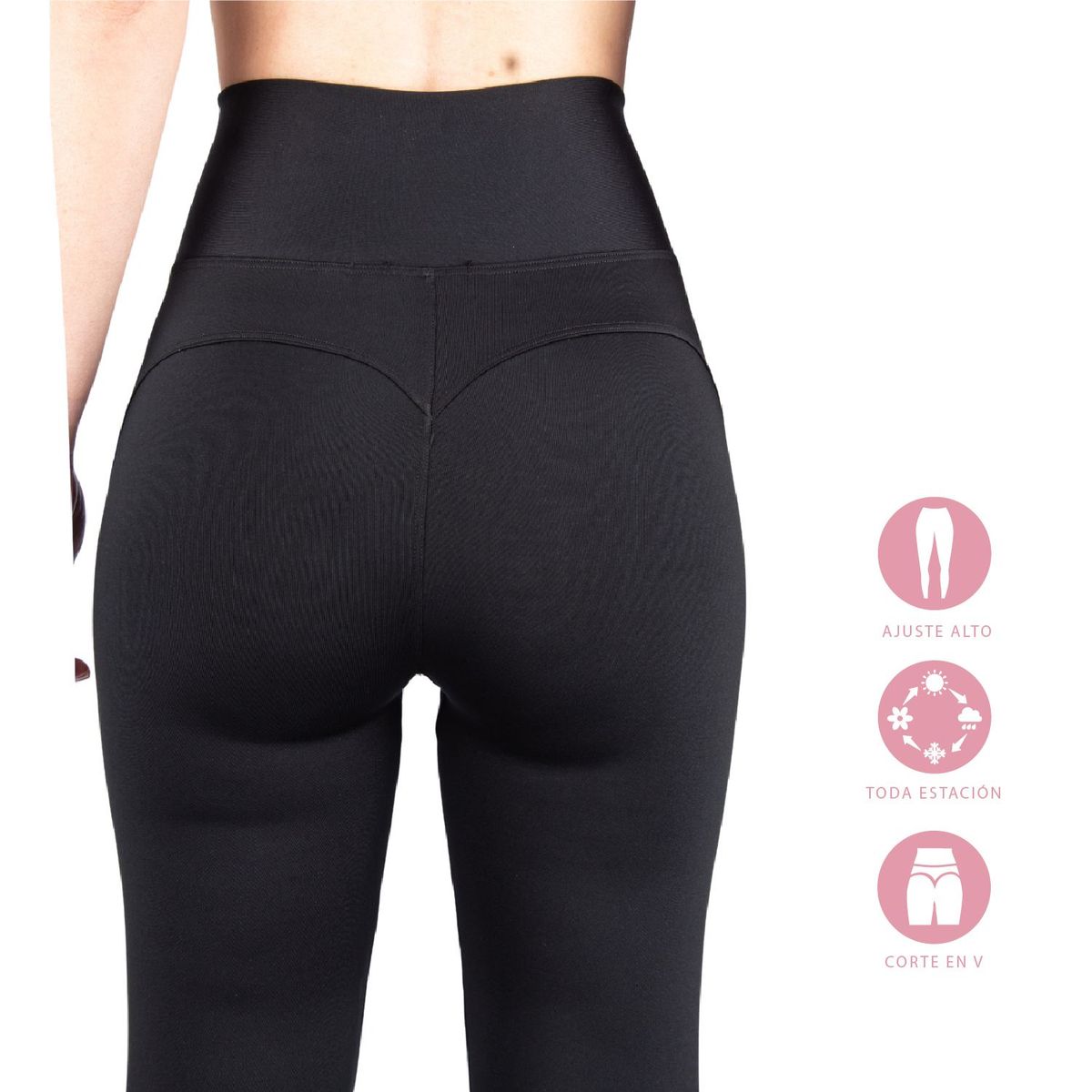 SOLO LEGGINGS - Leggins Deportivas -Licras -Leggings -Negro