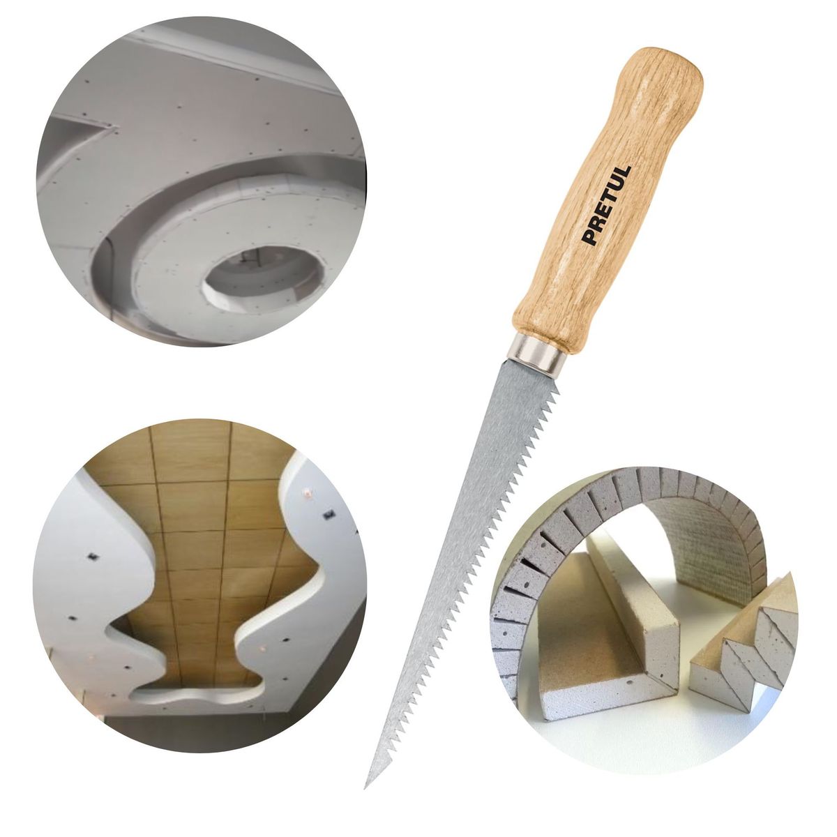 PRETUL - Serrucho serruchin drywall muros de yeso 6Pulg Pretul