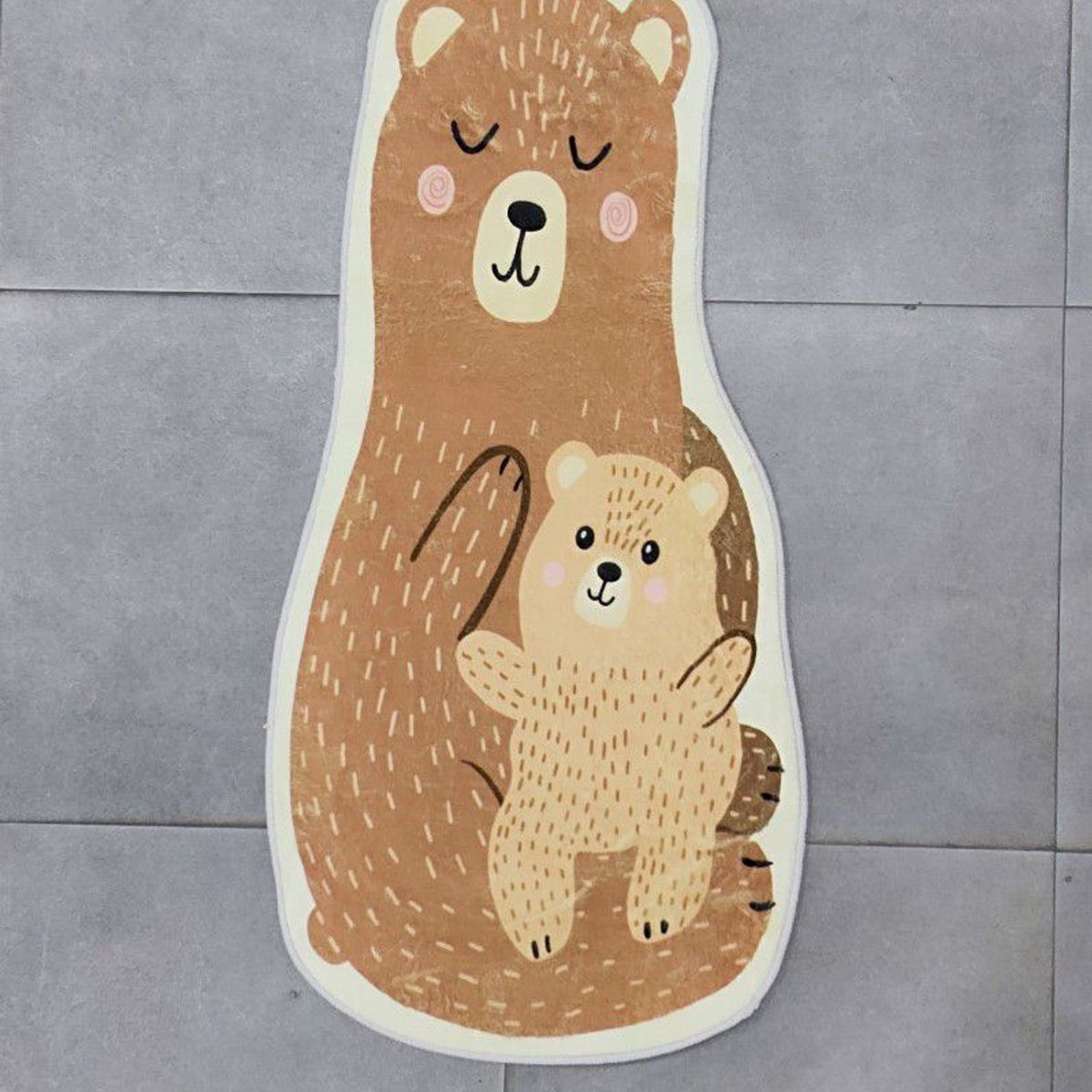 GENERICO - ALFOMBRA PARA DORMITORIO EN FORMA DE OSA