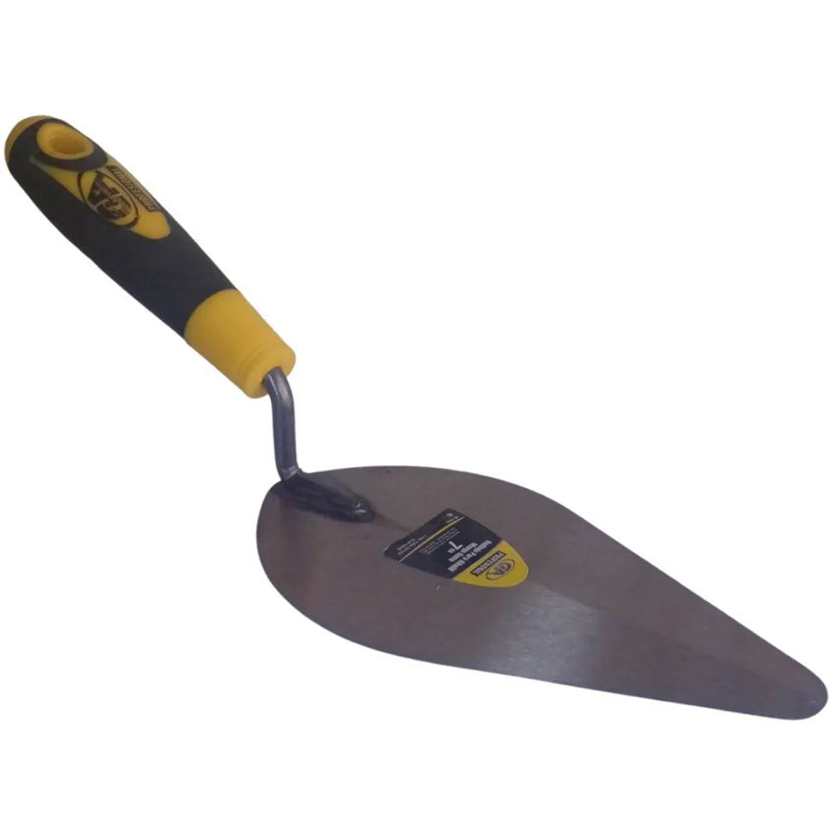 C AND A TOOLS - Badilejo Para Albañil 7"  Mango Goma C&A PRO    -  Negro / Amarillo