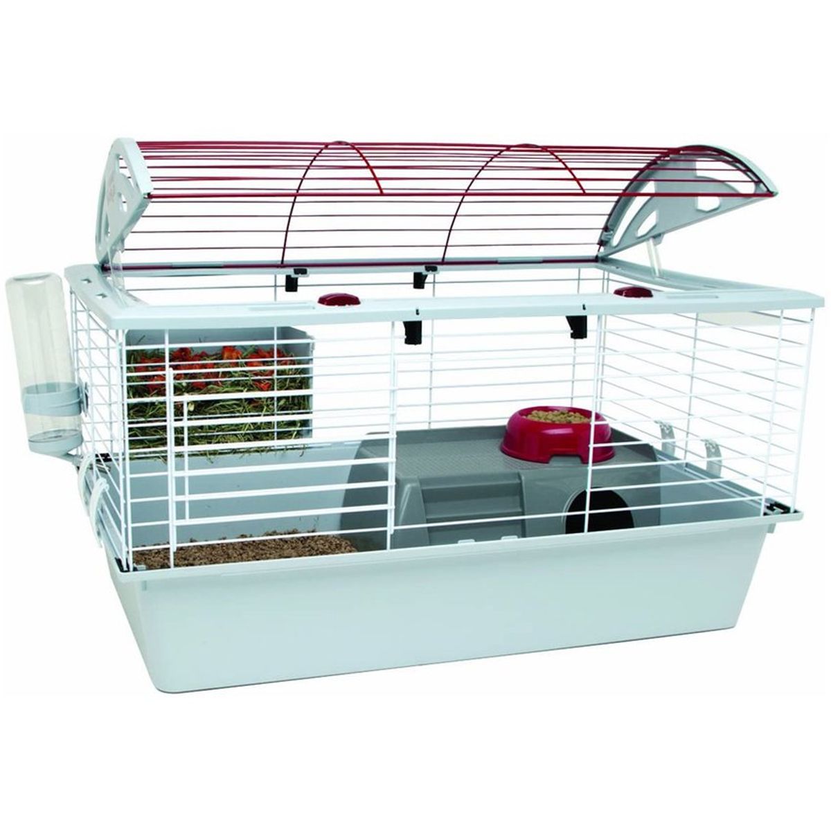 LIVING WORLD - Jaula para conejos equipada estandar - deluxe habitat - living world