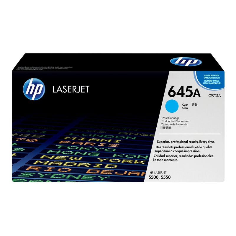 HP - Cartucho Toner Hp 645A Cian Hp Laserjet 5500 5550 Original