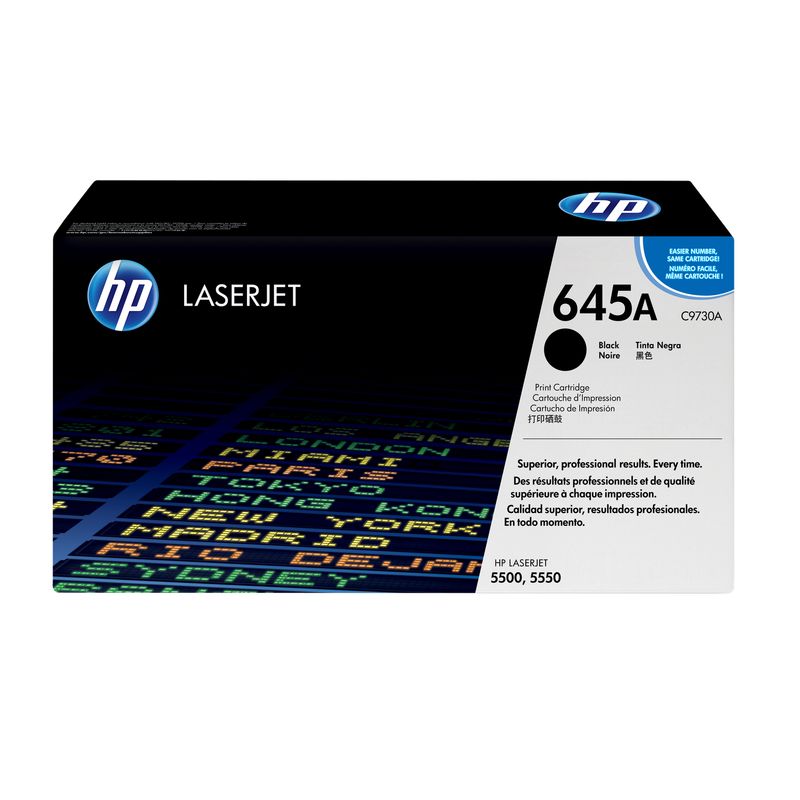 HP - Cartucho Toner Hp 645A Negro Hp Laserjet 5500 5550 Original