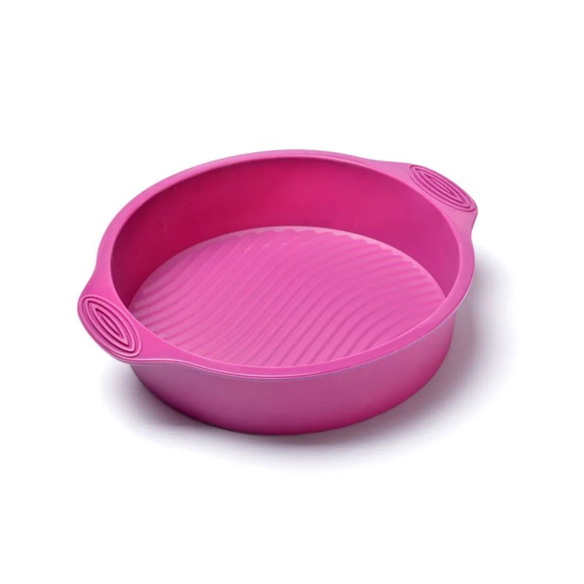 PRESS - Molde de Silicona Redondo 23 cm x 6.3 cm Morado Línea Silicona - PRESS