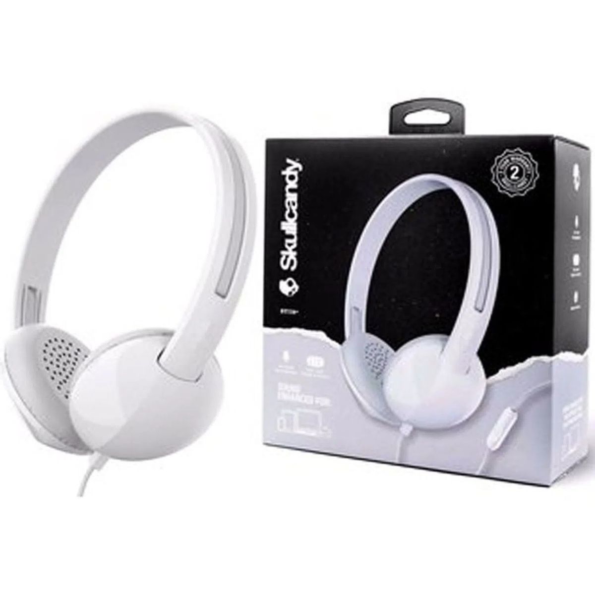 SKULLCANDY - Audífonos Skullcandy Stim Supreme Sound con Micrófono Viajero - Blanco