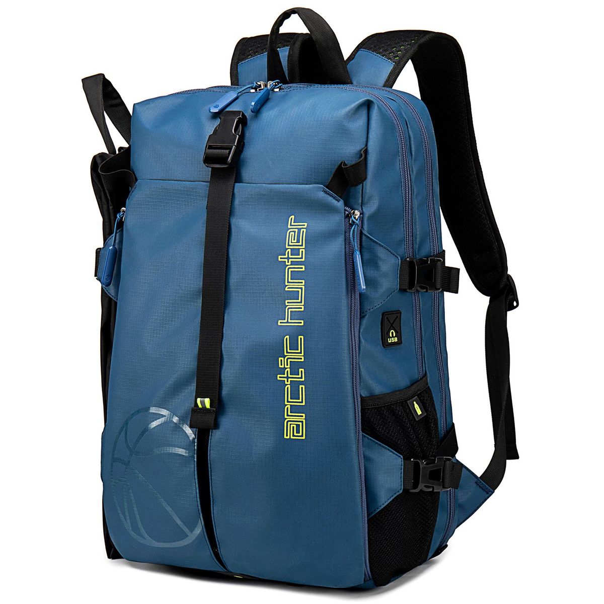 ARCTIC HUNTER - Mochila Hombre Arctic Hunter 0391 Viaje Deportiva Laptop Azul