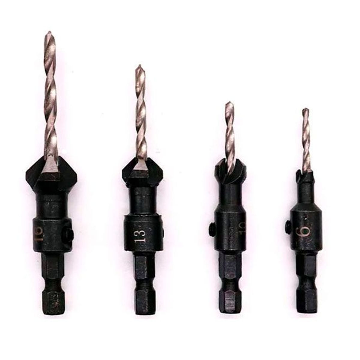GENERICO - Broca Avellanadora para melamina Set 4 Unidades