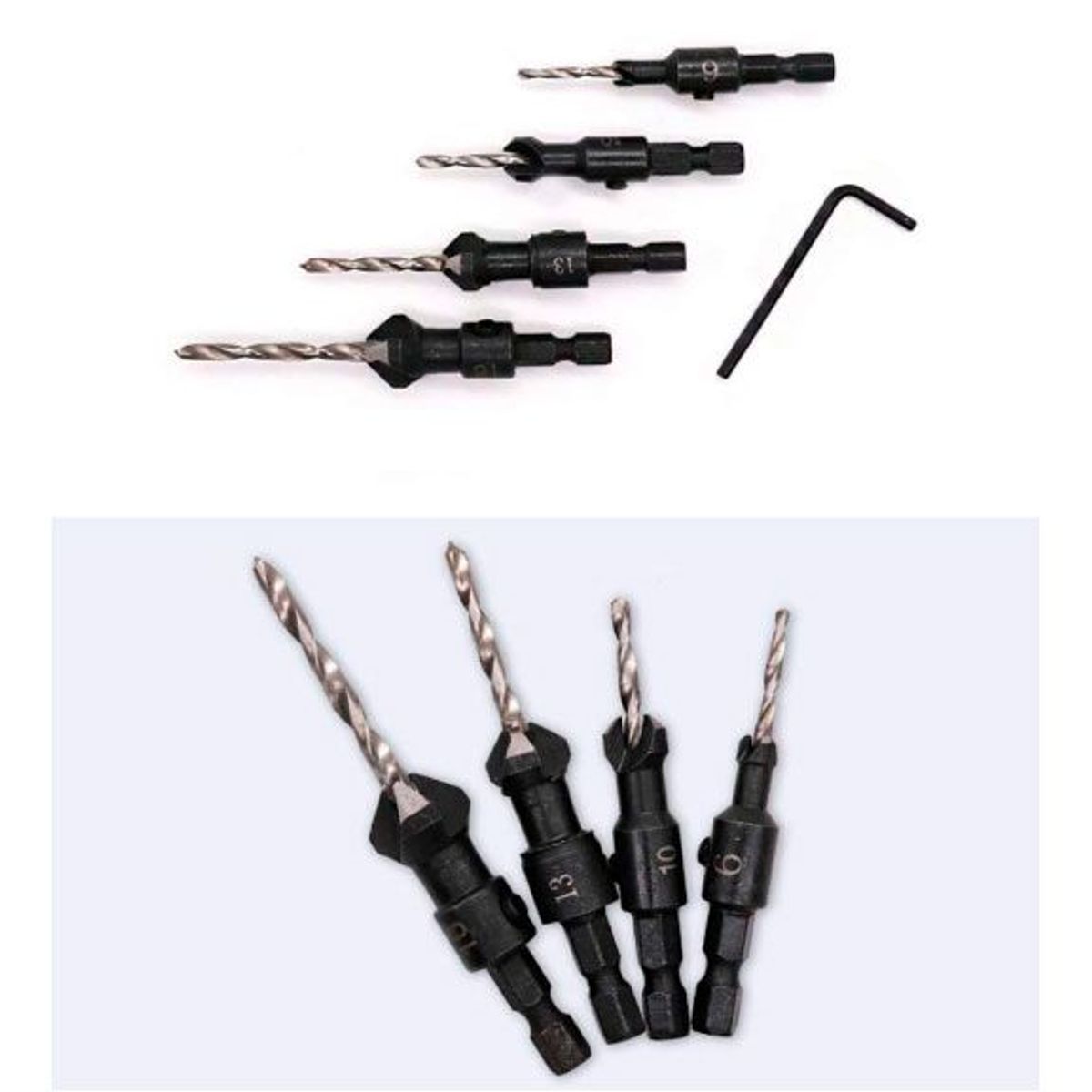 GENERICO - Broca Avellanadora para melamina Set 4 Unidades