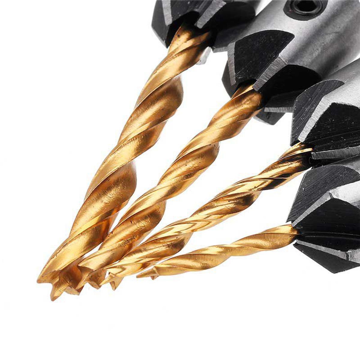 GENERICO - Avellanadoras Recubierta con Titanio – 4 Piezas