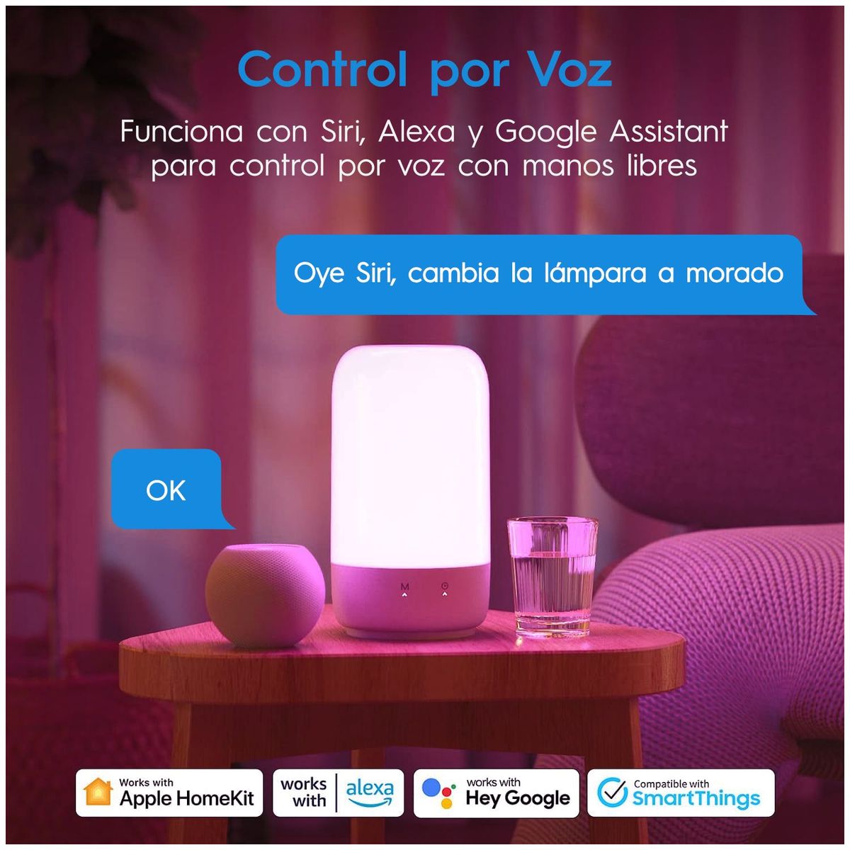 HOME ELECTRO - Lámpara Inteligente Apple HomeKit