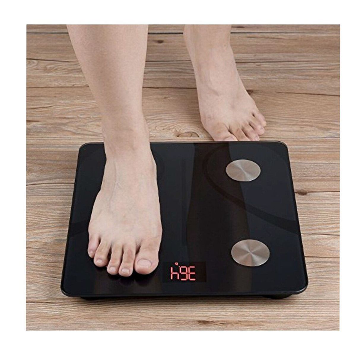 PERSONAL SCALE - Balanza Digital Inteligente 12 Lecturas Negro..