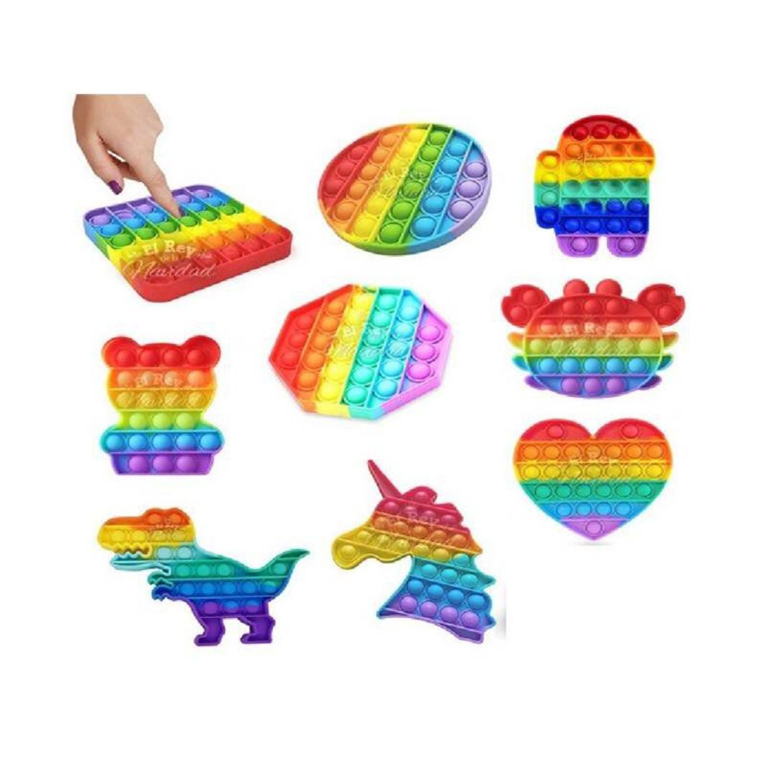 Pop it push fidget juguete sensorial burbujas LH ELECTRONIC