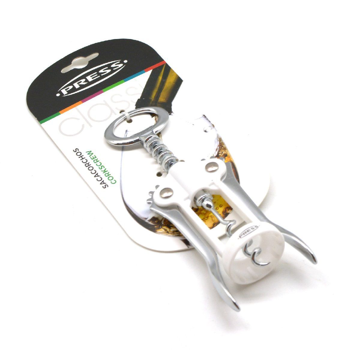 PRESS - Sacacorchos Blanco Línea Classic - PRESS