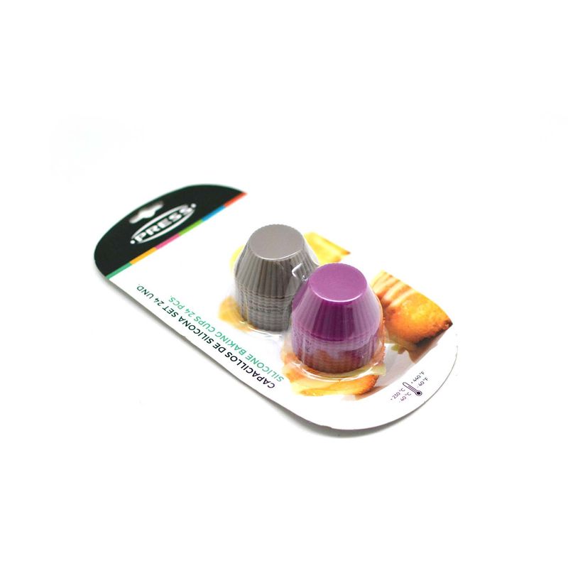 PRESS - Capacillos de Silicona Set 24 und. Línea Silicona - PRESS