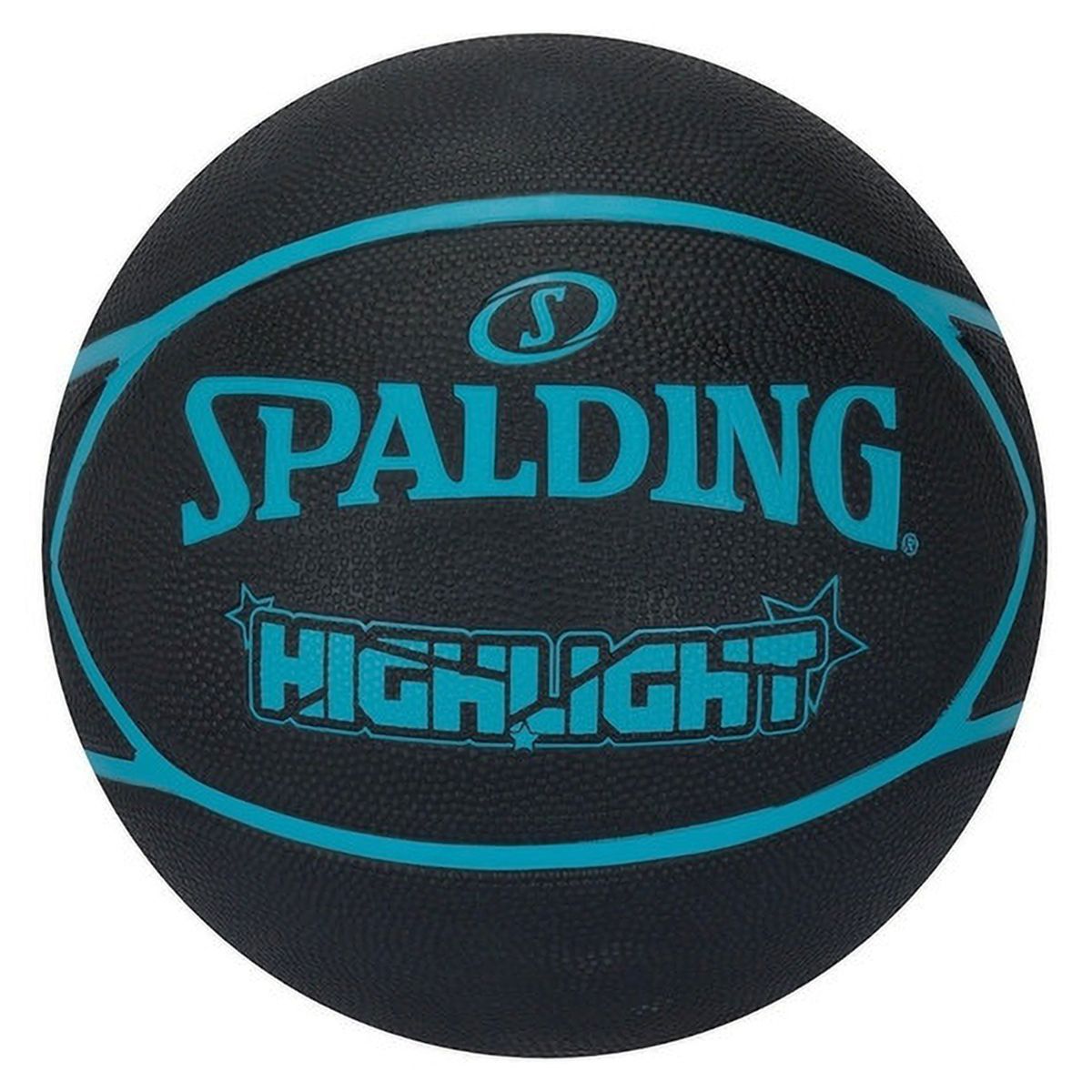 SPALDING - PELOTA PARA BASKET SPALDING HIGHLIGHT GOMA BLACK BLUE 7