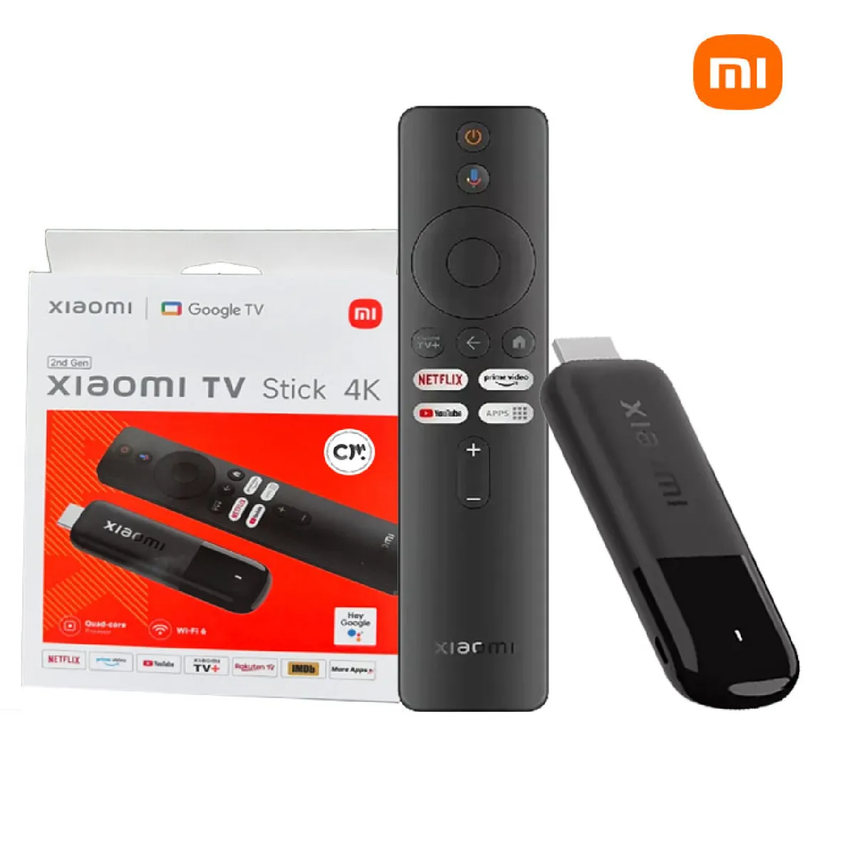 XIAOMI - Xiaomi TV Stick 4K (2nd Gen) Wifi 6 2GB RAM 8GB MDZ-33-AA