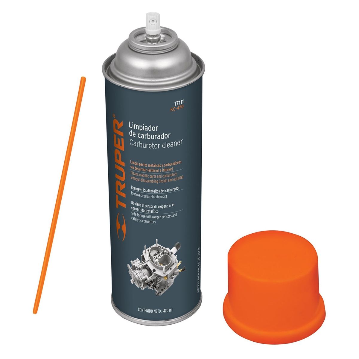 TRUPER - Limpiador de carburador de 470 ml(16oz), truper