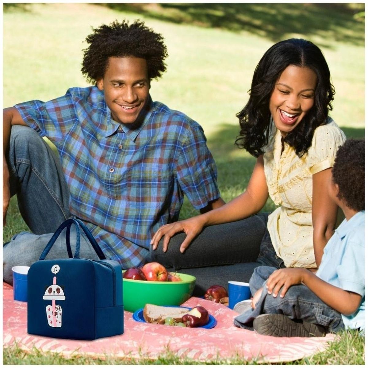 MINARI - Lonchera Térmica para Niños Bolsa Impermeable Azul 721L.