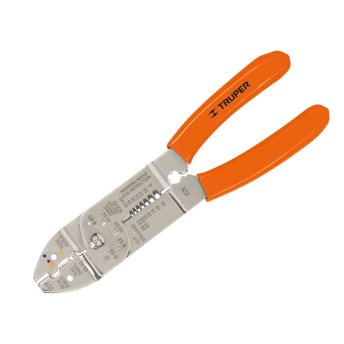 TRUPER - Alicate pelacables 9 Pulg. 26 a 10 AWG, truper