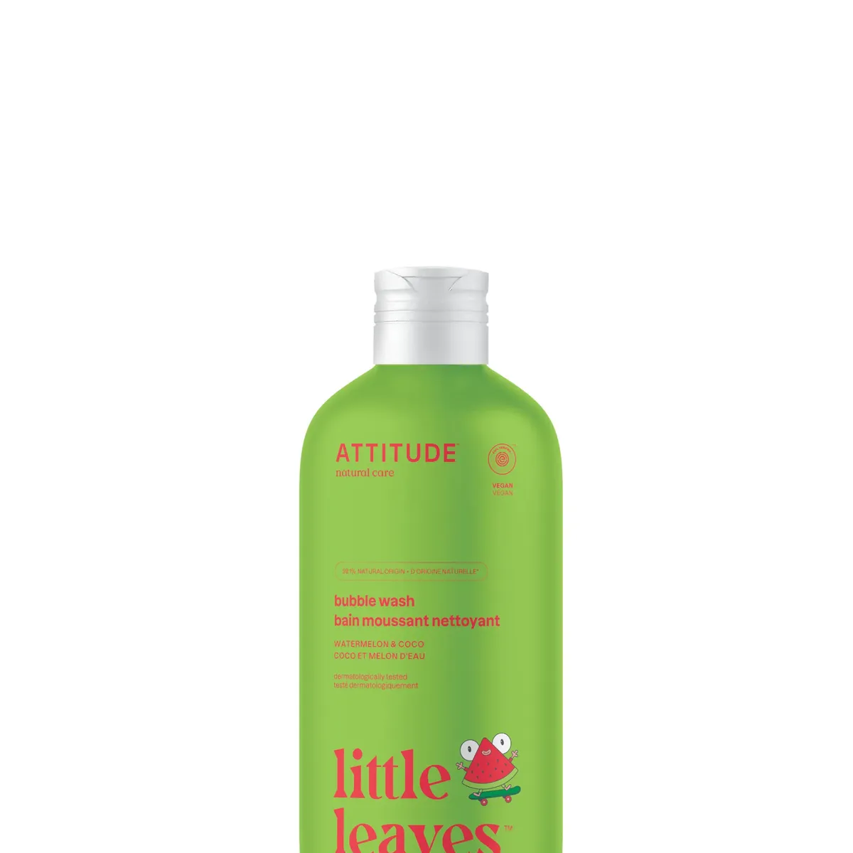 ATTITUDE - Attitude Burbujas de Baño Natural Kids Sandia y Coco