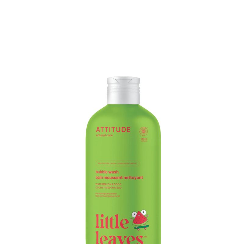 ATTITUDE - Attitude Burbujas de Baño Natural Kids Sandia y Coco