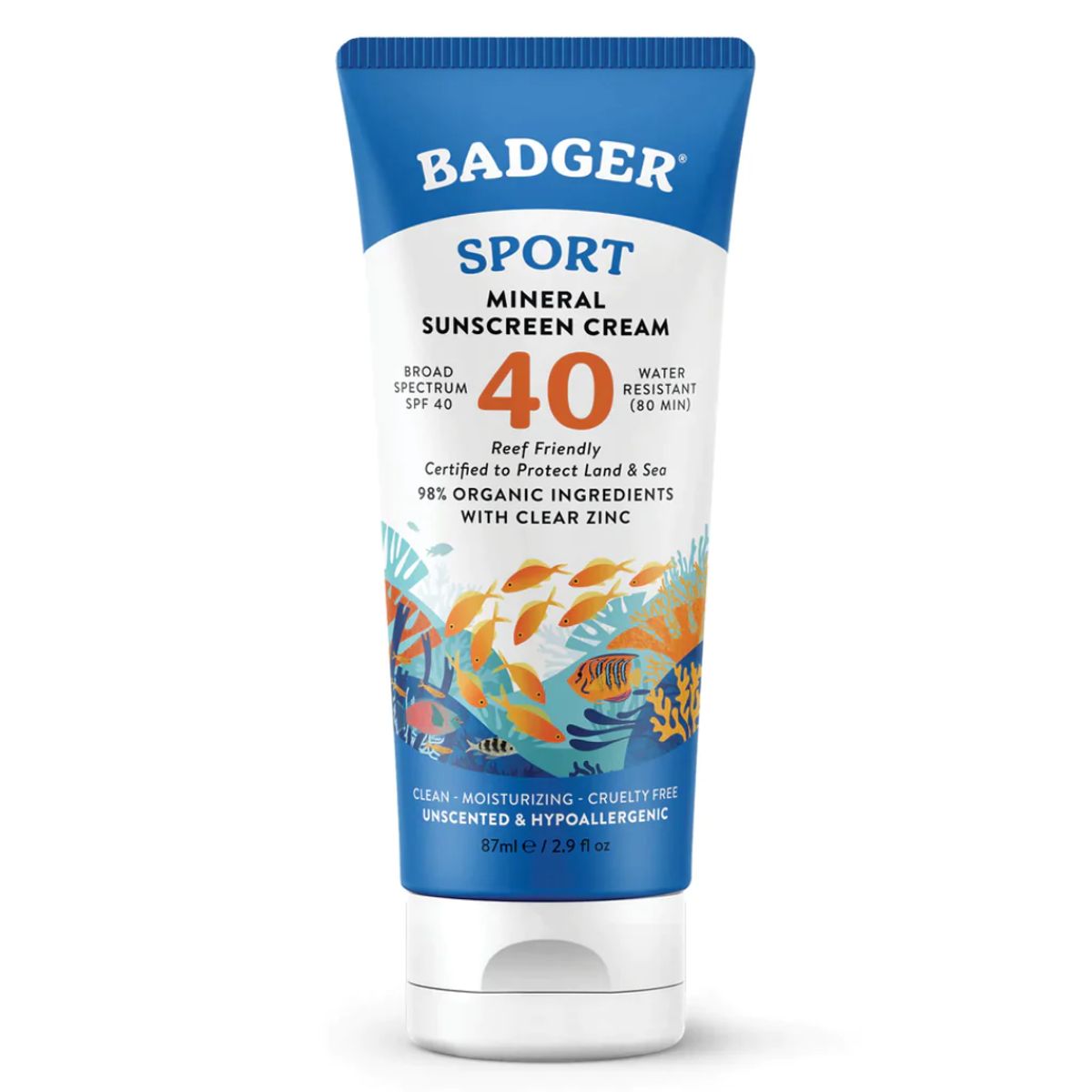 BADGER - Badger Protector Solar Sport orgánico y natural - SPF40