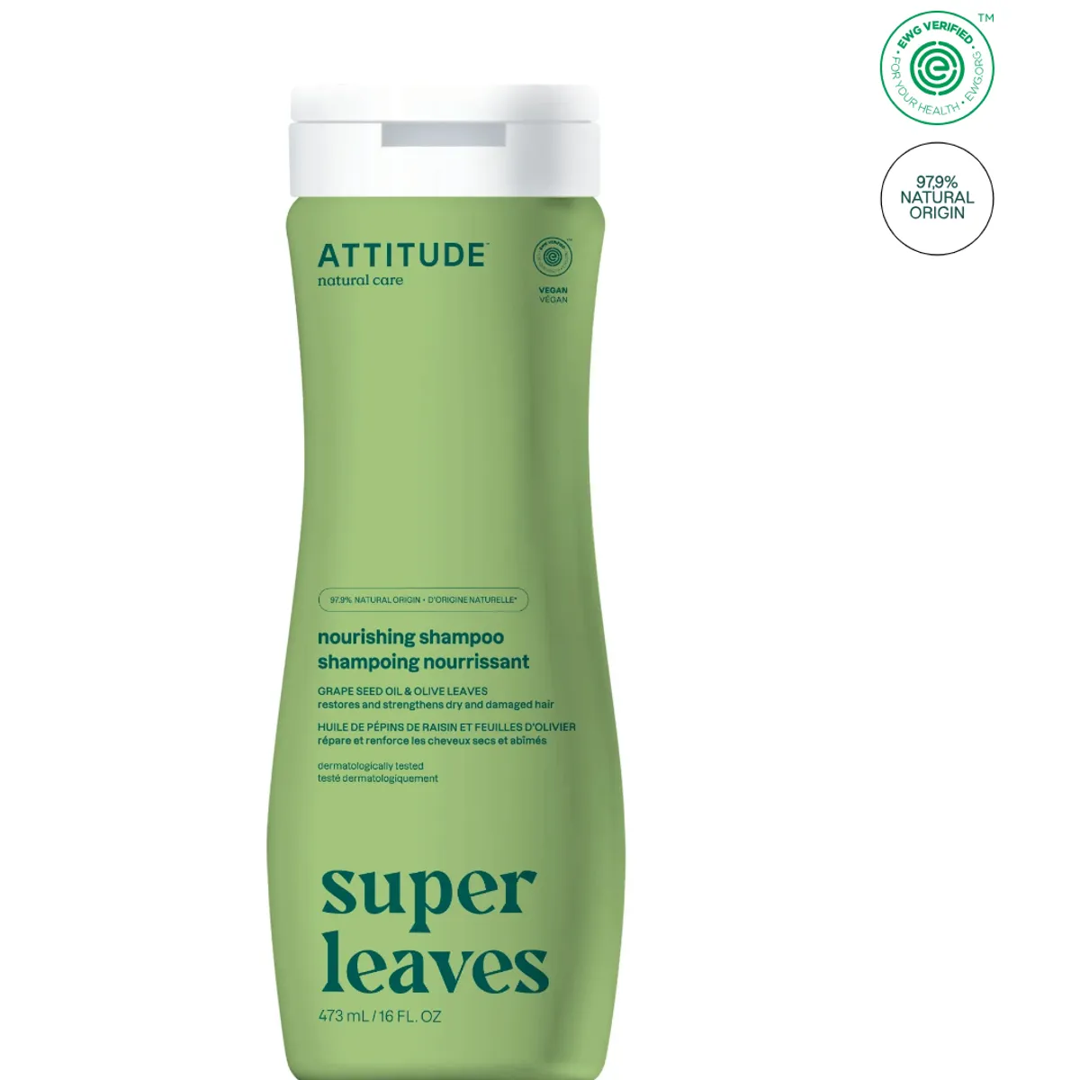 ATTITUDE - Attitude Shampoo Natural Nutre y Fortalece