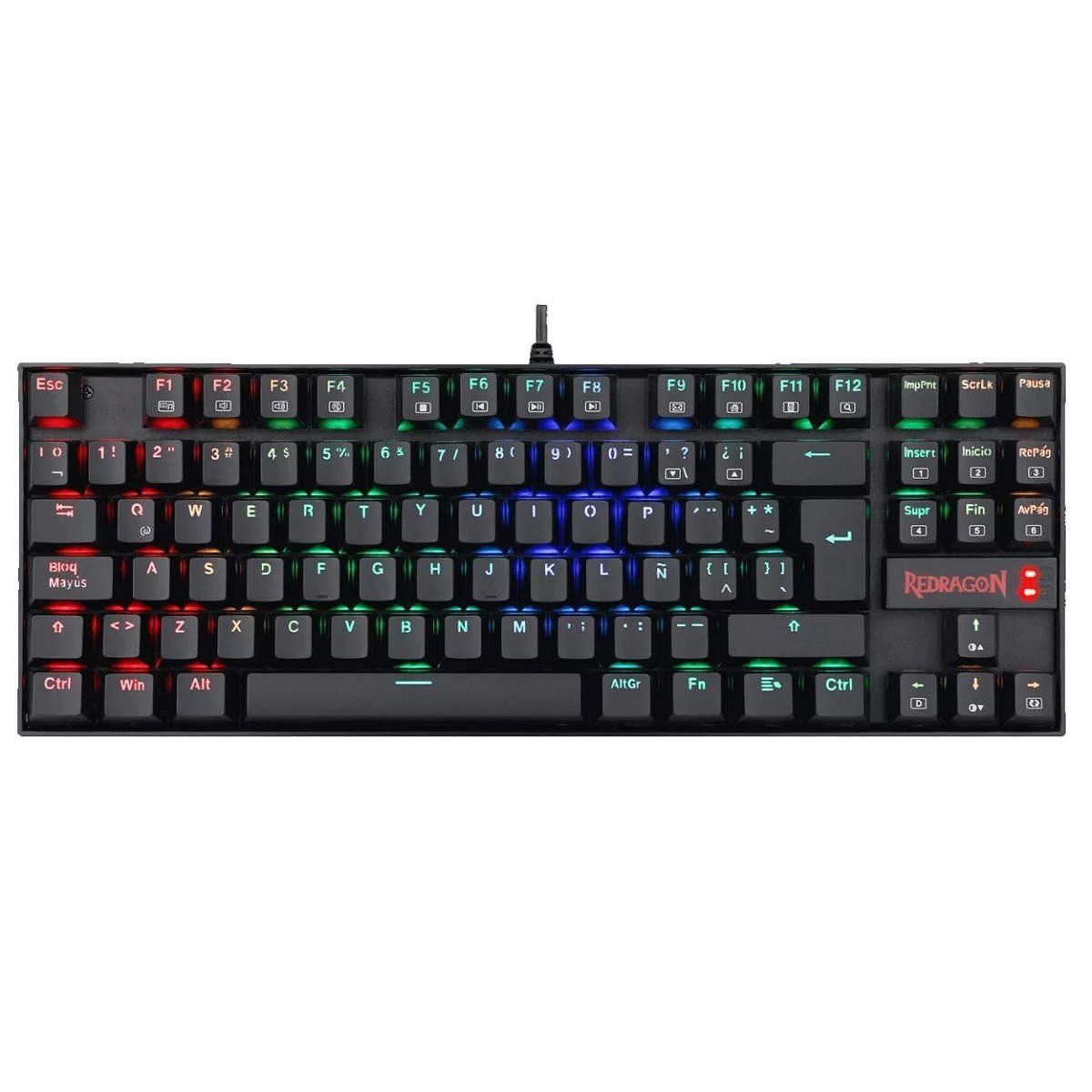 REDRAGON - Redragon - Teclado Kumara K552 RGB TKL Switch Blue - Black