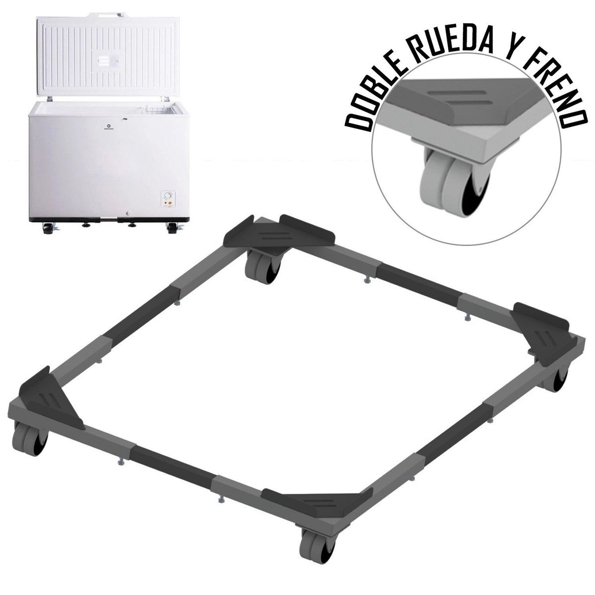 SUPER RACK - Base Móvil para Congeladora Multiusos