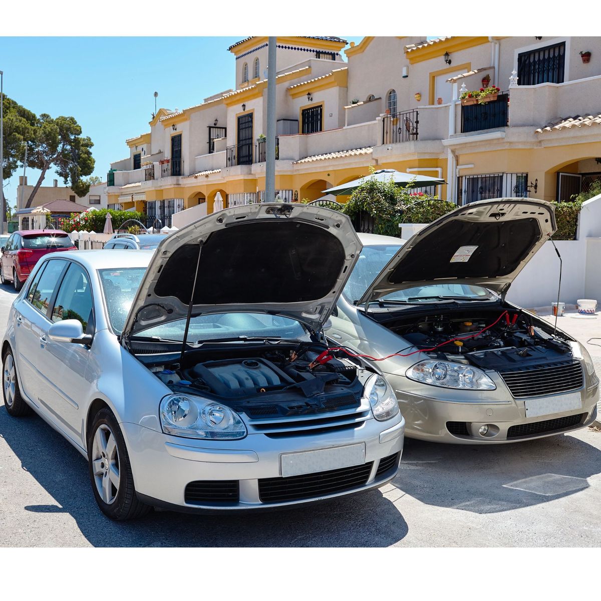 TRUPER - Cable pasa corriente para auto 3m, 225 A, 8 AWG, truper