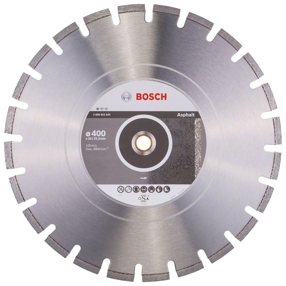 BOSCH - Disco Diamantado Segmentado para Asfalto 16 Bosch 2608602626-000