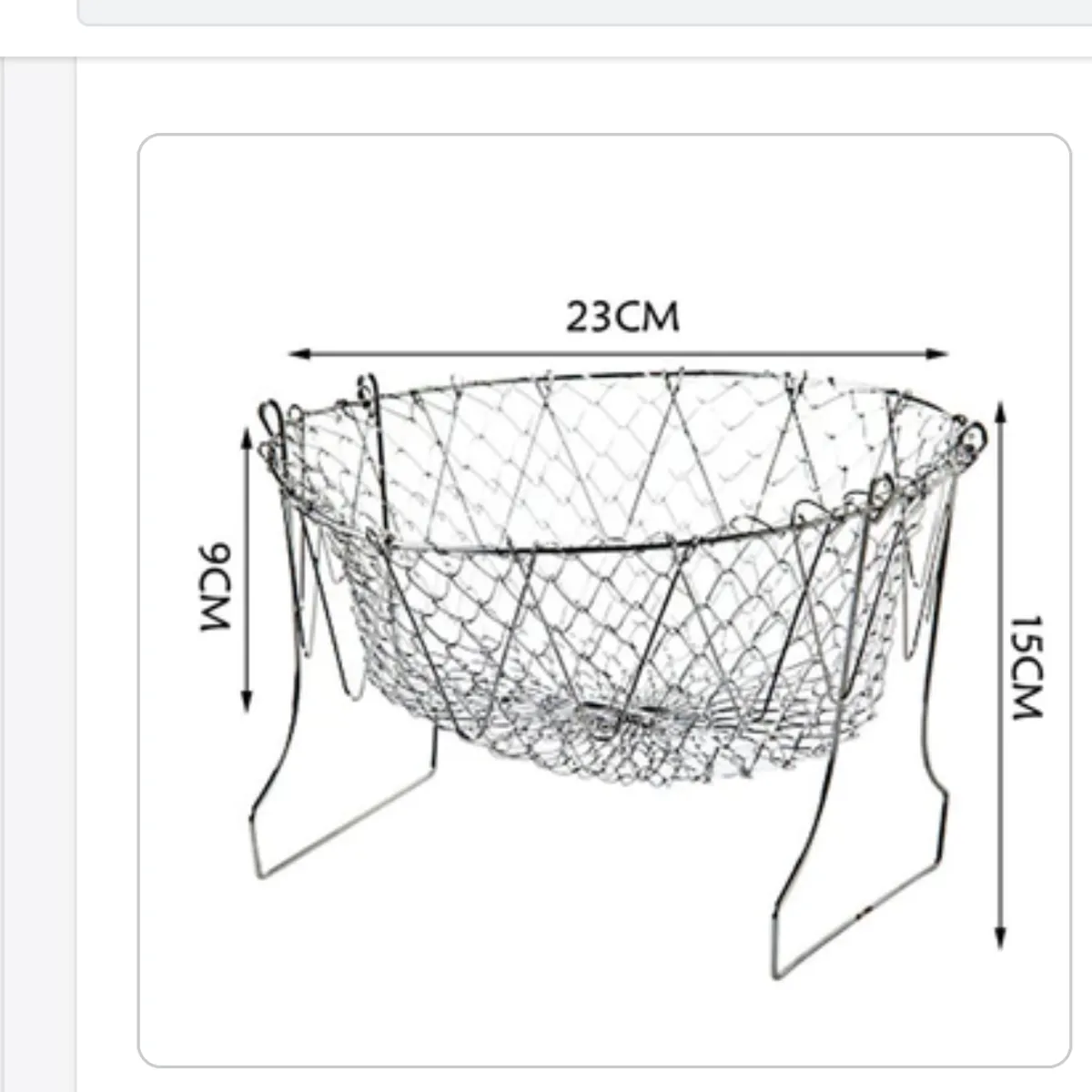 AURELA - Malla Coladora de Acero Inoxidable para Ollas