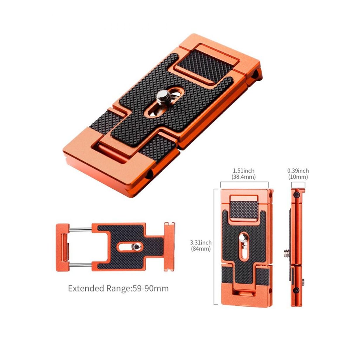 K&F CONCEPT - Placa de Montaje K&F Concept  KF31.027 para Tripode.