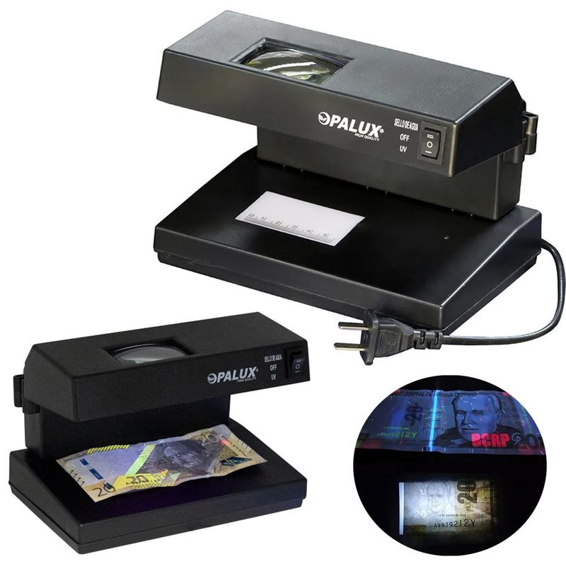 OPALUX - Detector De Billetes Falsos  Soles Y Dolares