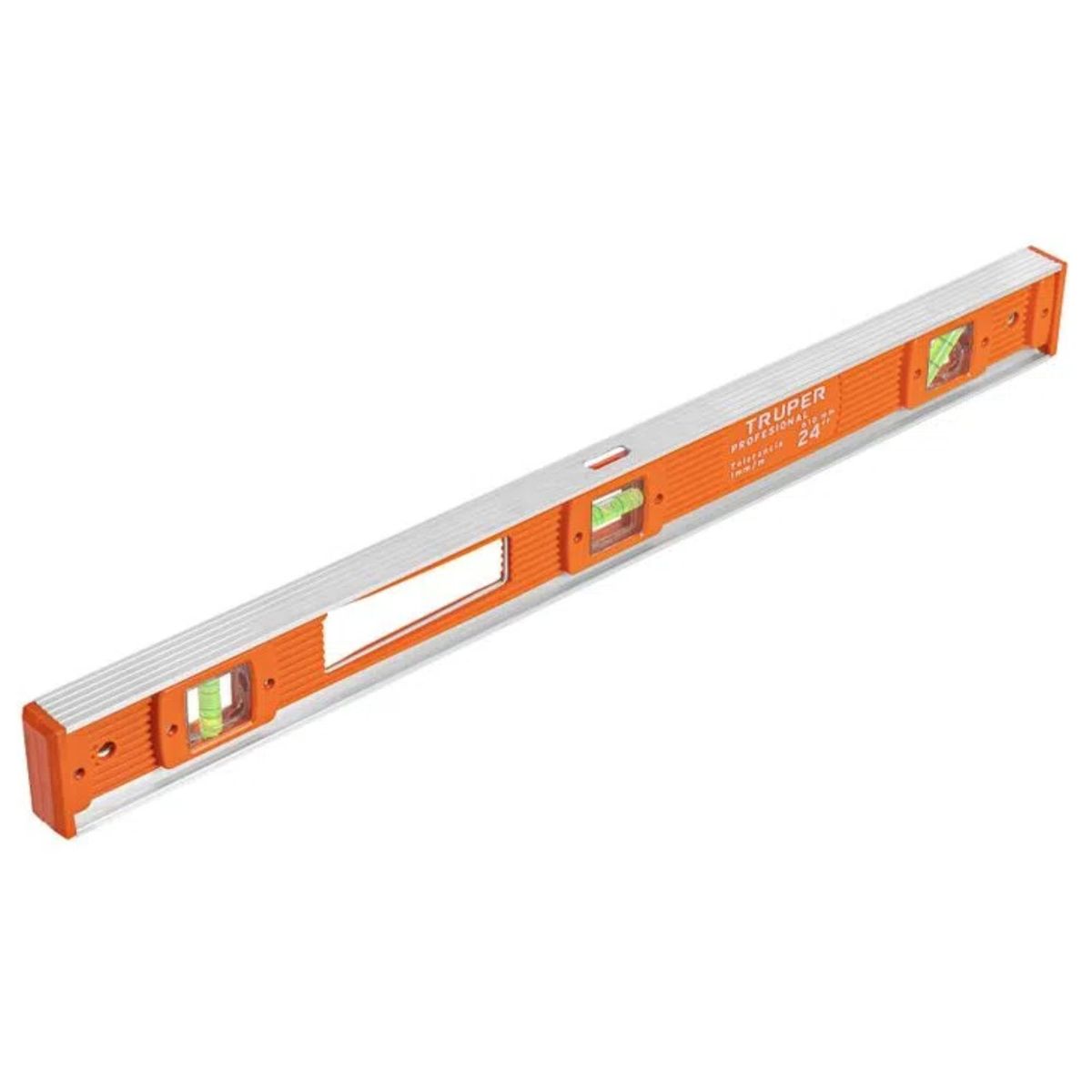 TRUPER - Nivel de mano 61 cm cuerpo de aluminio Truper- Con proteccion ABS